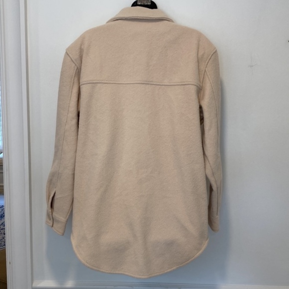 HILLARY RADLEY Cream Button Up Jacket Size Large - Picture 7 of 7